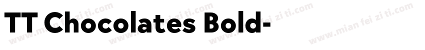 TT Chocolates Bold字体转换